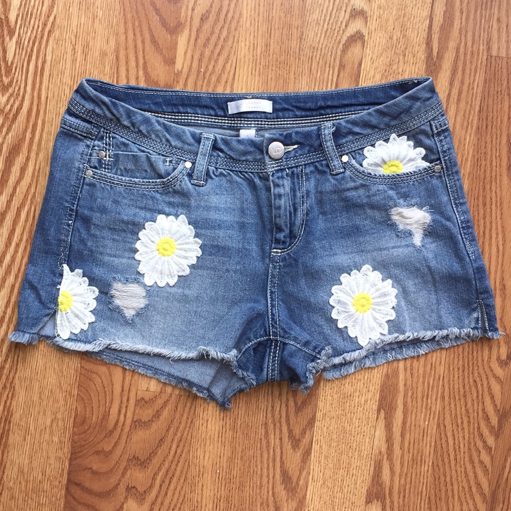 Lauren Conrad Daisy Denim Shorts